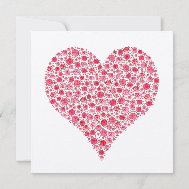 Compromiso con dos invitaciones rosadas metálicas  (Anverso)