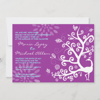 Compromiso de Invitación a Boda de Pájaro Amor Páj