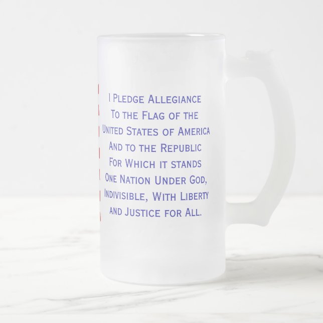 Compromiso de la taza de la bandera de la lealtad (Derecha)
