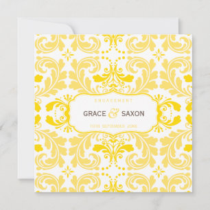 COMPROMISO Estilo de INVITACIÓN damasco sabio amar