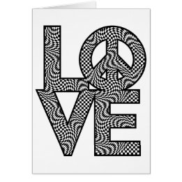 Compruebe la deformación LOVE=Peace