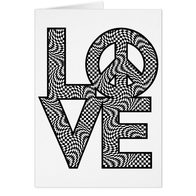 Compruebe la deformación LOVE=Peace (Frente)