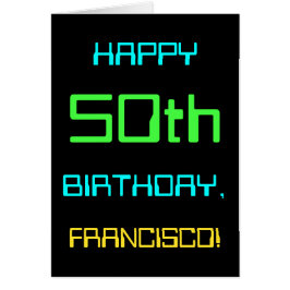 Computación digital divertida tema 50 cumpleaños