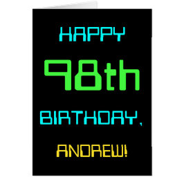 Computación digital divertida tema 98 cumpleaños