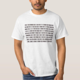 Computadora Geek 101010 Código Binario Camiseta nu