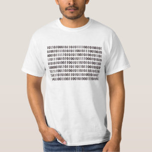 Computadora Geek 101010 Código Binario Camiseta nu