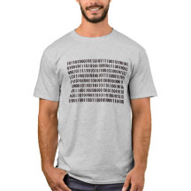 Computadora Geek 101010 Código Binario Camiseta nu
