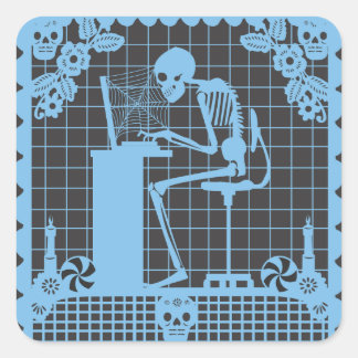 Computadora Muerto Pegatina Set