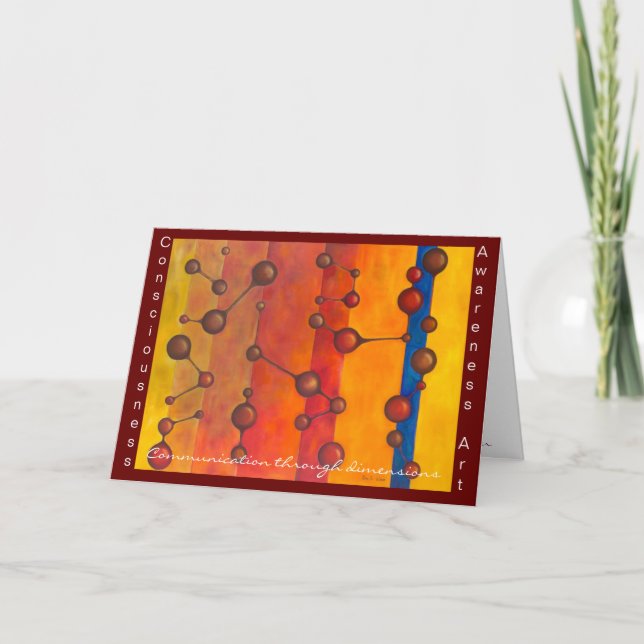 Comunicación con dimensiones - tarjeta (Anverso)