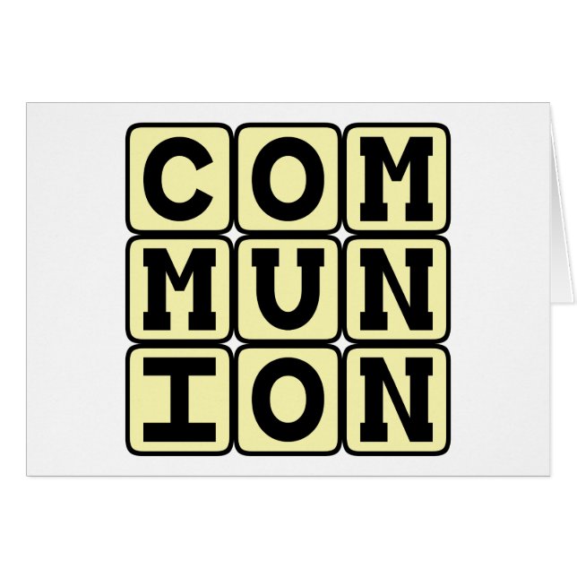 Comunión, sacramento religioso (Anverso (Horizontal))