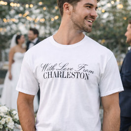Con Amor De Camiseta De Despedida De Boda De Ciuda