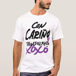 "Con amor" en camiseta española