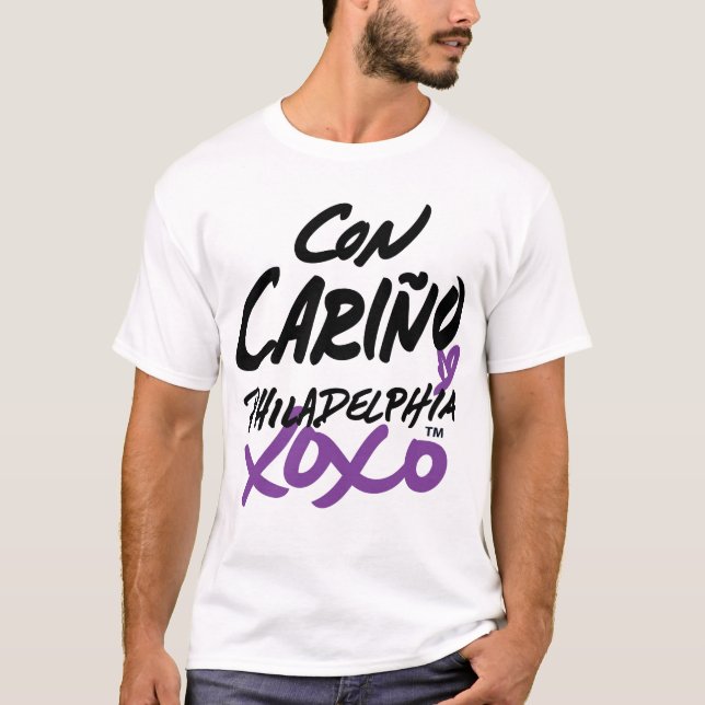 "Con amor" en camiseta española (Anverso)