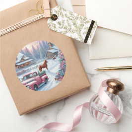 Con amor Este Navidad hermoso conjunto de Pegatina