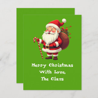 Con amor, la tarjeta de notas de Claus