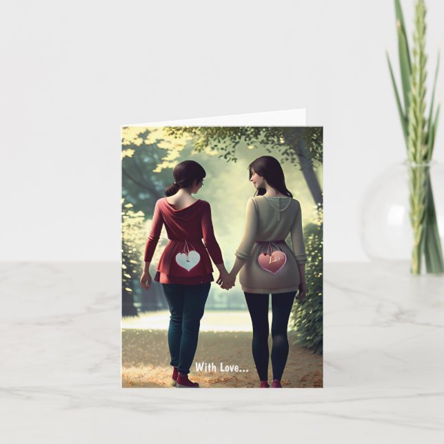 Con amor... Tarjeta de Navidad (Anverso)