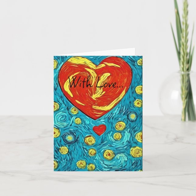 Con amor... Tarjeta de Navidad (Anverso)