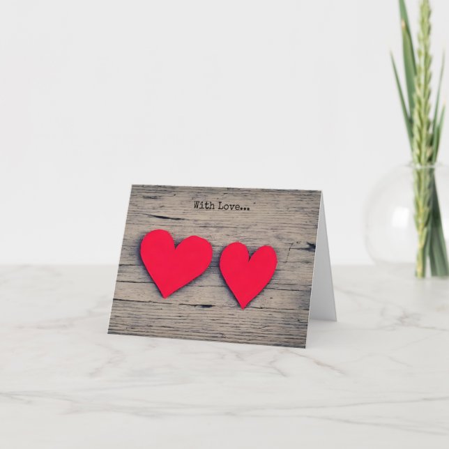 Con amor... Tarjeta de Navidad (Anverso)