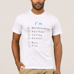 Con Camiseta de Texto Divertido Personalizada