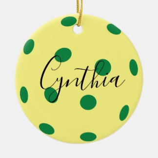 Con chiste, Ornamento Cerámico De Pickleball