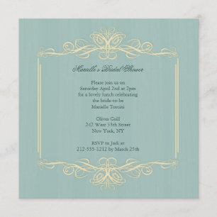 Con clase Novia-a-Es la invitación nupcial de la