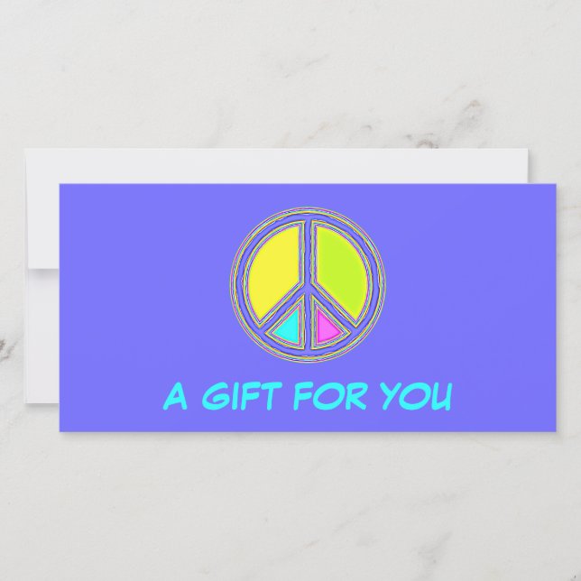 Con colores rellenados Firma PEACE 1 (Anverso)