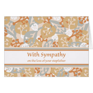 Con compasión por la pérdida de tu padrastro