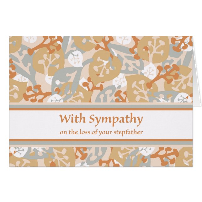 Con compasión por la pérdida de tu padrastro (Anverso (Horizontal))