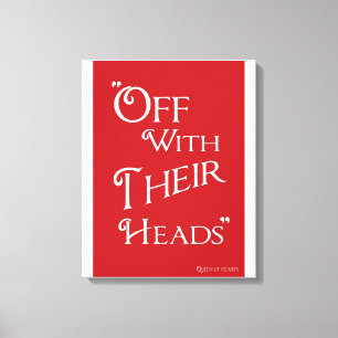 Con de sus cabezas - impresión de la lona