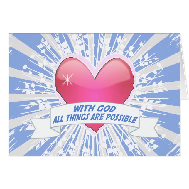 Con Dios Todas las Cosas son Posibles (Anverso (Horizontal))