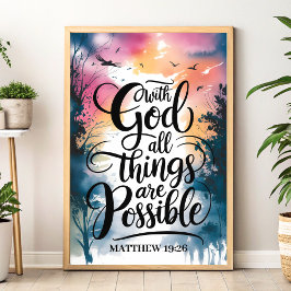 Con Dios todas las cosas son posibles el arte cris