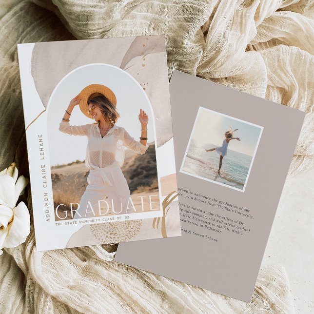 Con el flujo | Invitación de graduación de fotos (Subido por el creador)