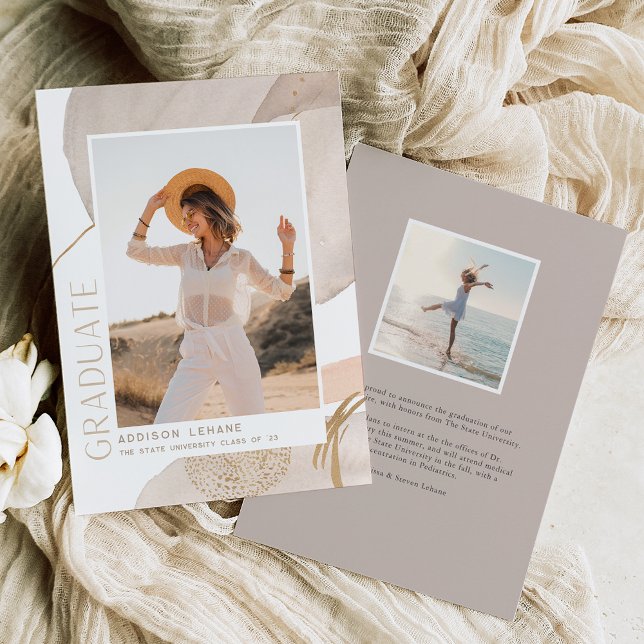 Con el flujo | Invitación de graduación de fotos (Subido por el creador)