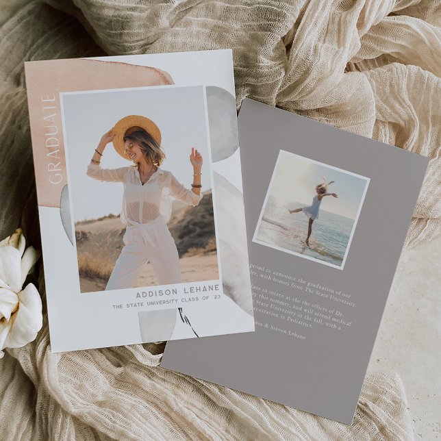 Con el flujo | Invitación de graduación de fotos (Subido por el creador)