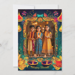 Con foto de Turquoise Diwali Splendor