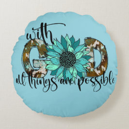 Con la almohada redonda de Dios