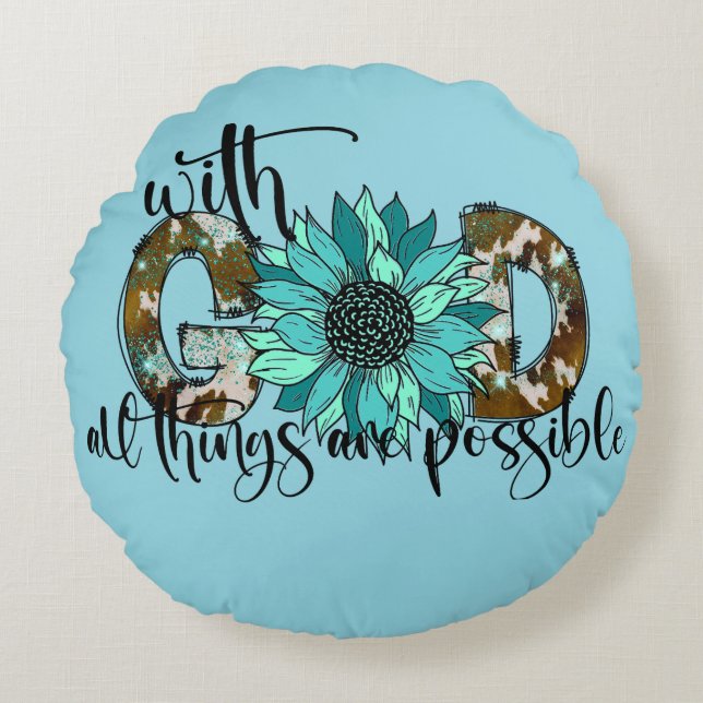 Con la almohada redonda de Dios (Anverso)