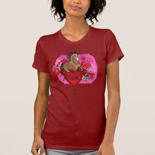 Con la camiseta menuda de las señoras del amor