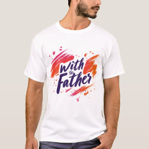 Con la camiseta padre