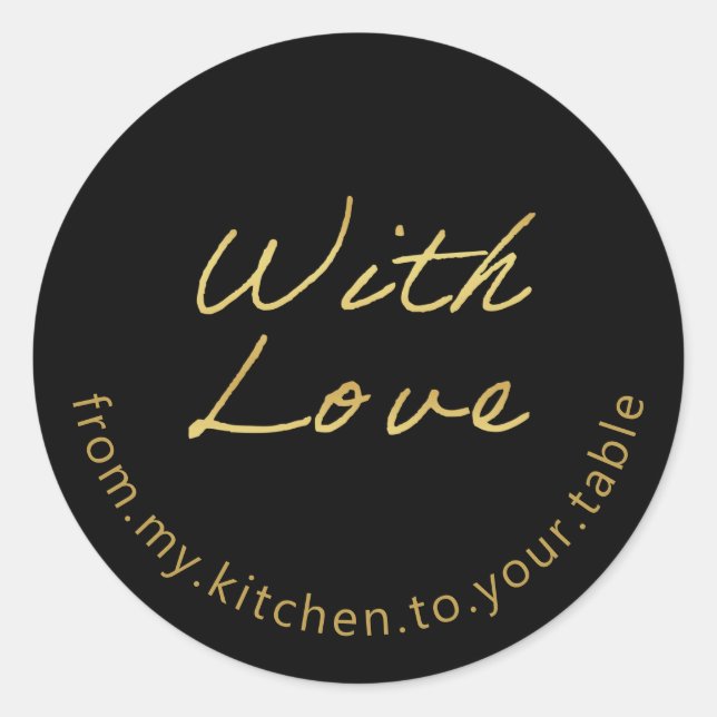 Con la etiqueta promocional Gold de Love Baker en  (Anverso)