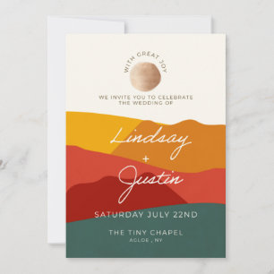 Con la invitación a la boda de la gran alegría