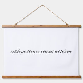 Con la madera de la paciente topada tapiz de pared