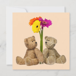 Con la tarjeta de felicitaciones del amor