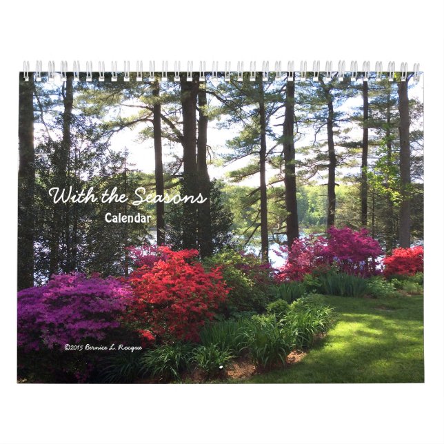 Con las estaciones - calendario --- (Tapa)