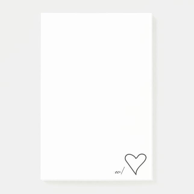 Con las notas de post-it del amor (grandes) (Anverso)