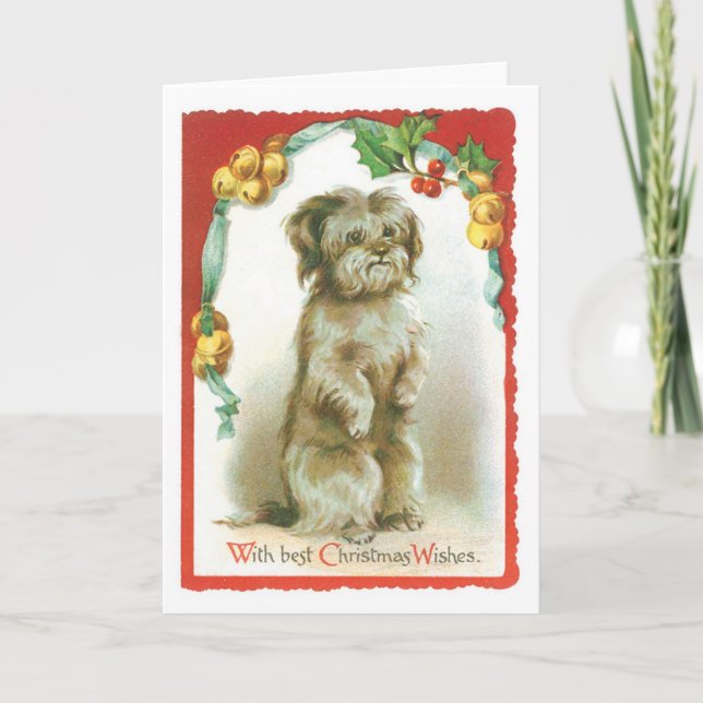 Con los mejores deseos del navidad (Anverso)