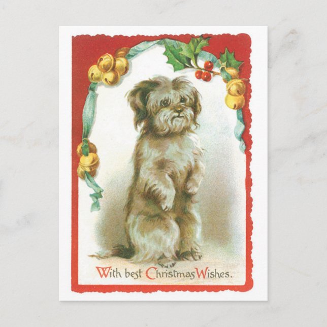 Con los mejores deseos del navidad (Anverso)