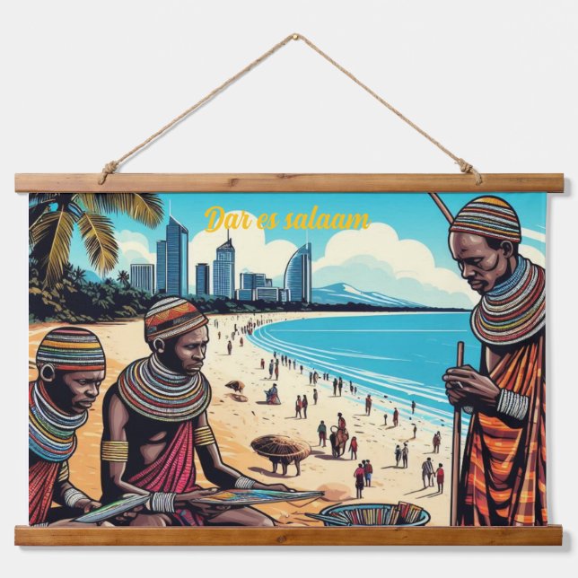 Con Marco De Madera Tapiz Masai Trades (Anverso )