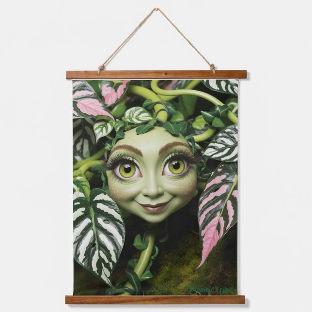 Con Marco De Madera Tapiz vegetal (Anverso)