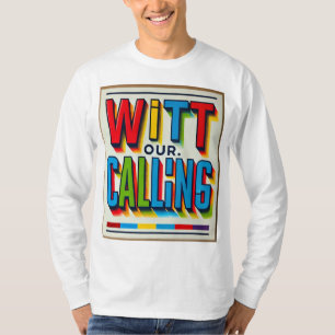 "Con nuestra camiseta de llamada - Tex negrita mul